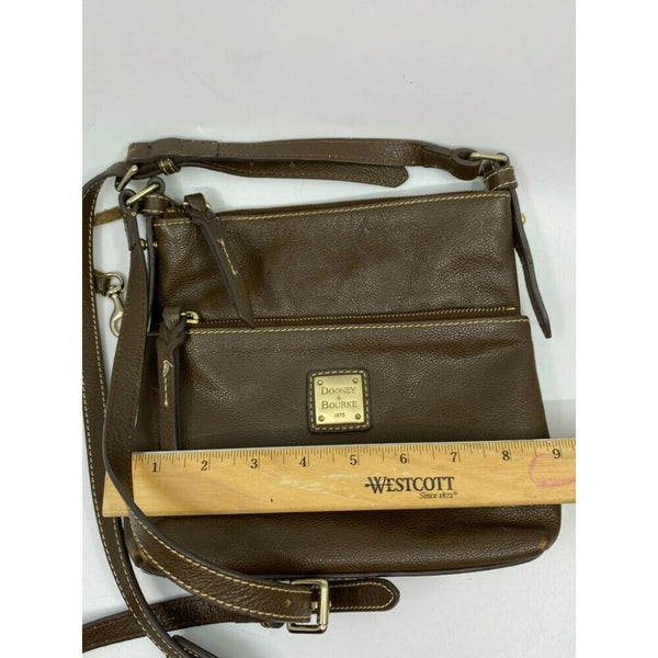 DOONEY & BOURKE Brown Leather Crossbody Bag