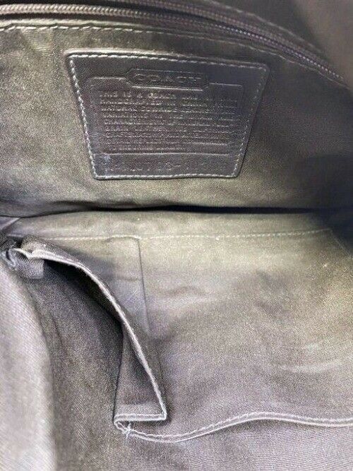 coach brown leather cross body bag