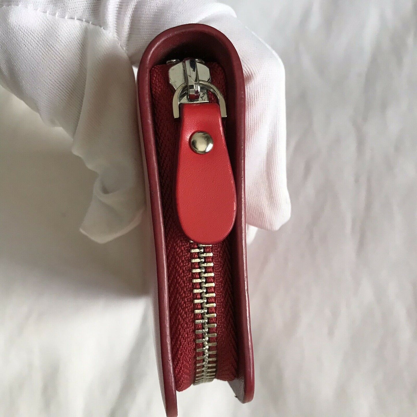 MONT BLANC Red leather Wallet