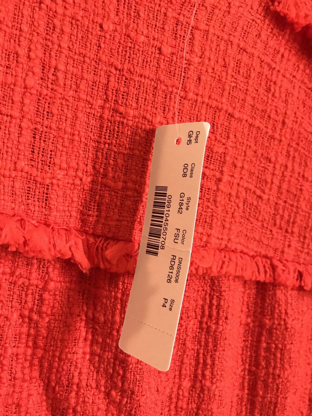 NWT! J. CREW Orange Sleeveless Dress 4P