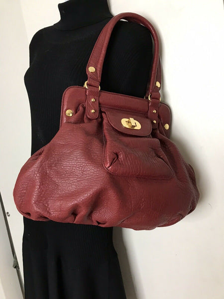 BADGLEY MISCHKA Red Leather Shoulder Bag