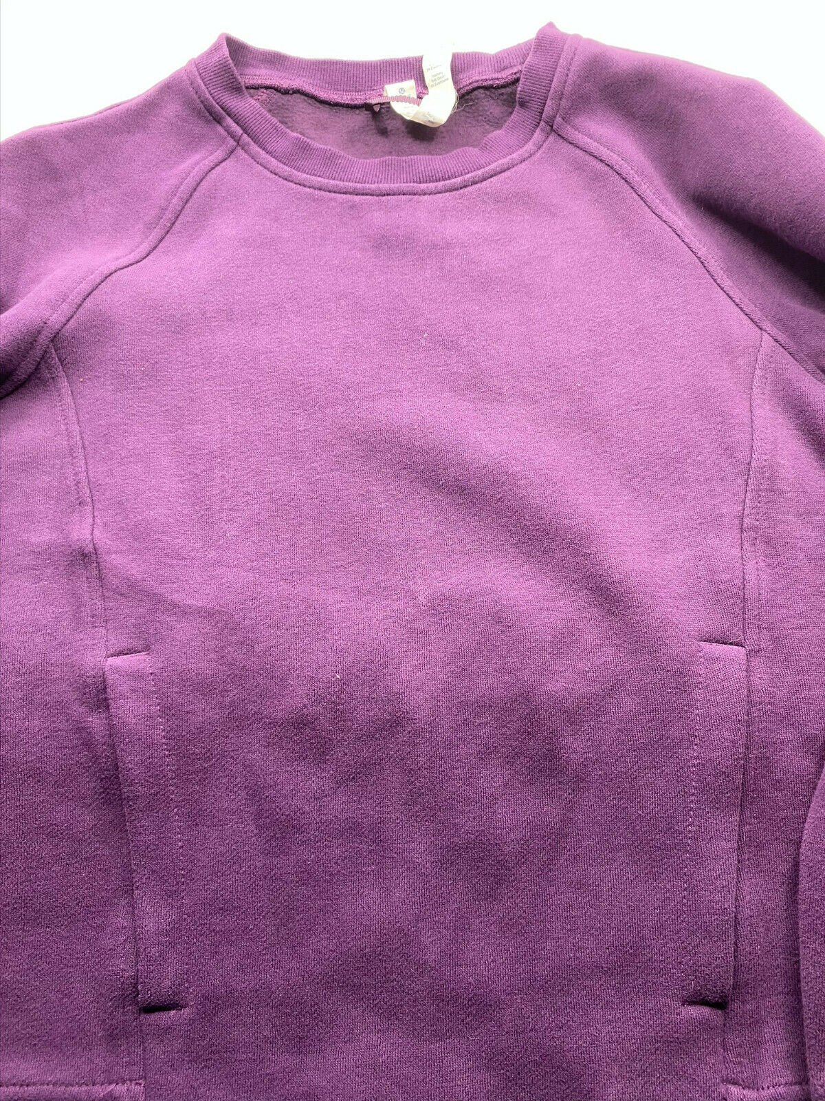 LULULEMON Womens Purple Long Sleeves Stylish Sweaters Size: 4