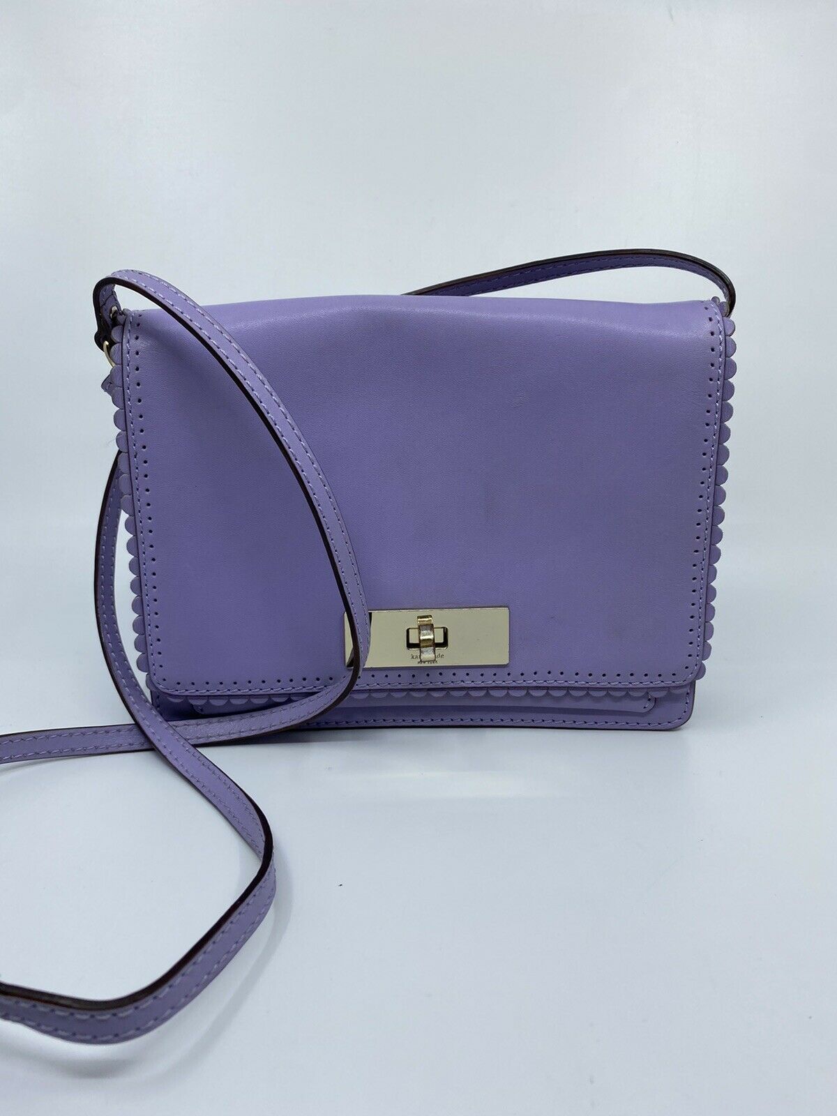 KATE SPADE Lavander leather crossbody