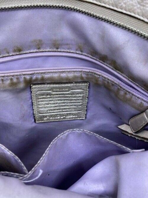 Coach Classic Off White Leather Shoulder Bag