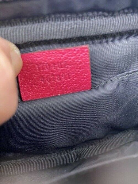 Gucci Black Trademark Cosmetic Bag