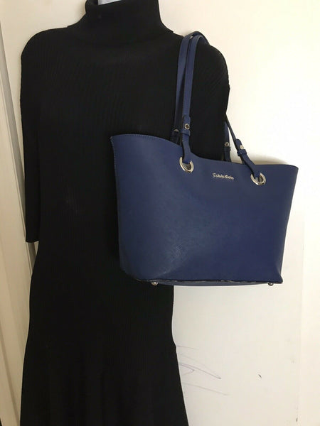 Calvin Klein Blue Tote Bag