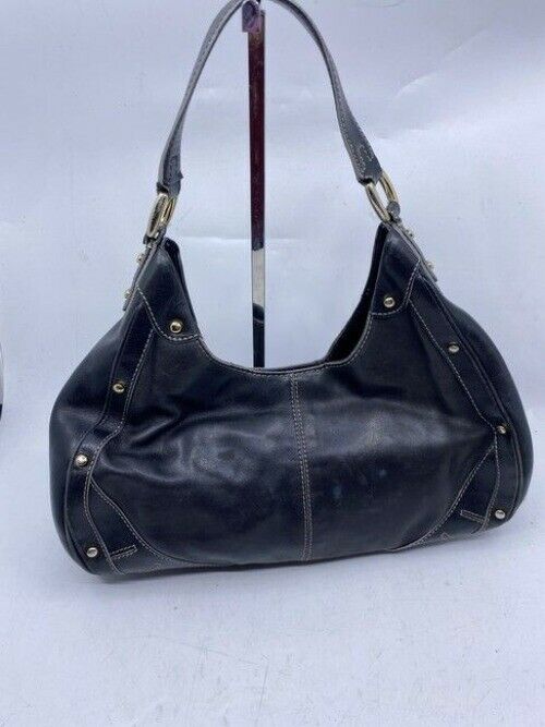 Cole Haan Medium Black Leather Shoulder Bag