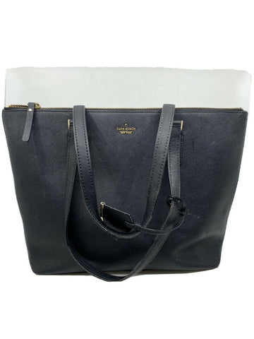 Kate Spade Black saffiano tote bag
