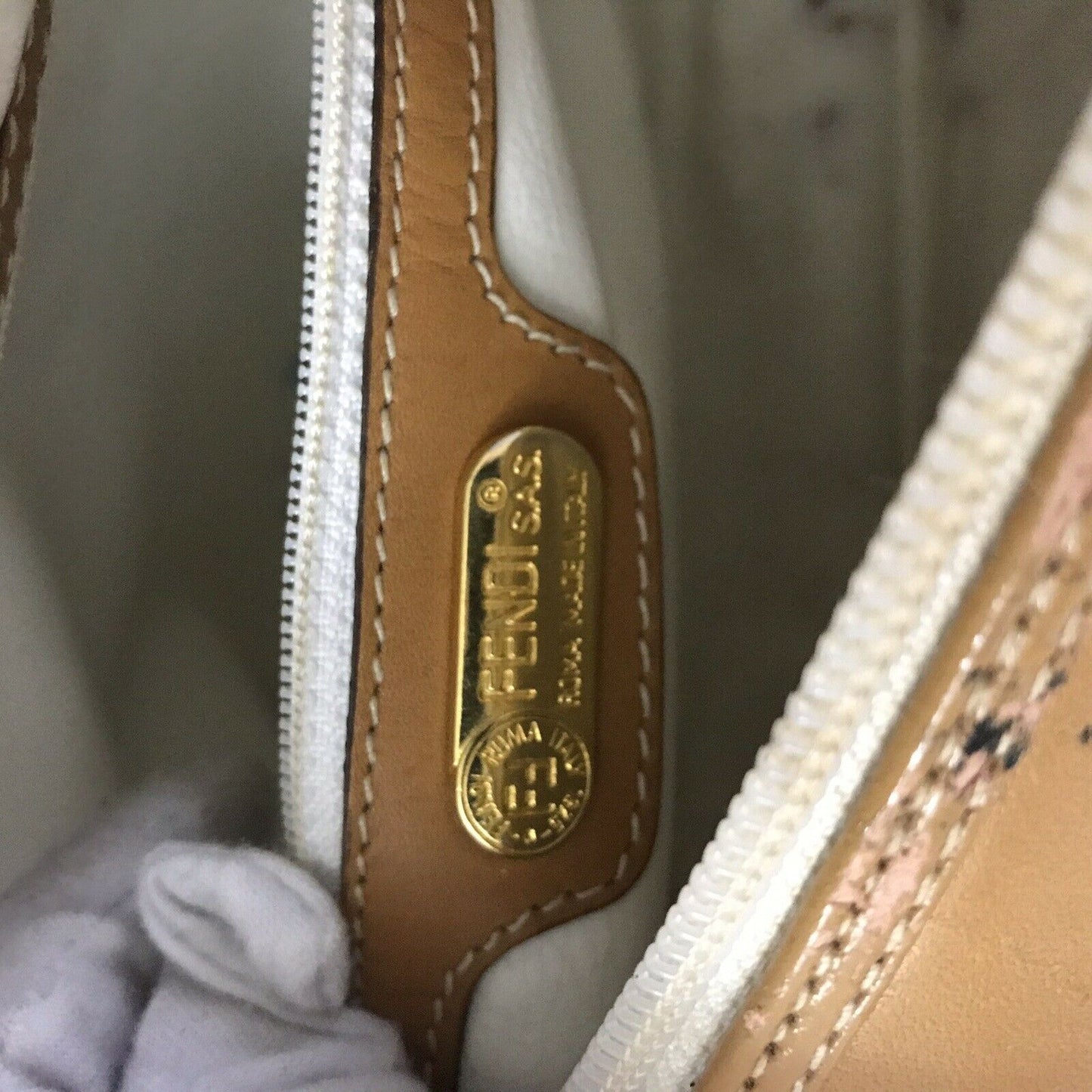 Fendi Vintage White Doctor Bag
