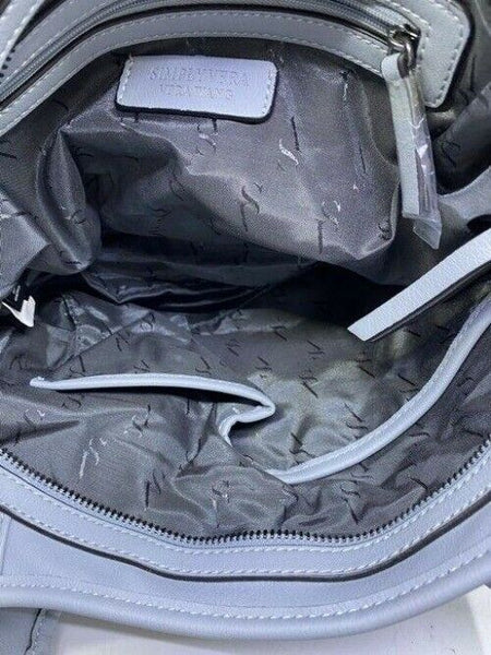 Simply Vera Vera Wang blue faux leather shoulder bag