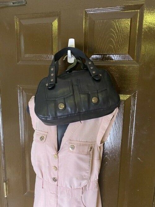 Marc Jacobs Vintage Tote Black Leather Shoulder Bag