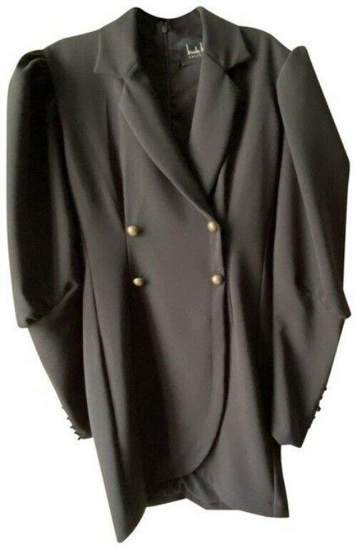 Nicole Miller Gray Blazer Msrp Short Casual Dress