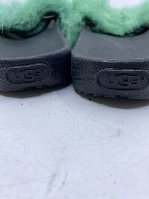 Ugg Australia Green Super Cute Puffed Sandals Size Us