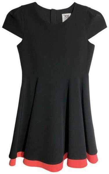 milly minis blackorange new short casual dress