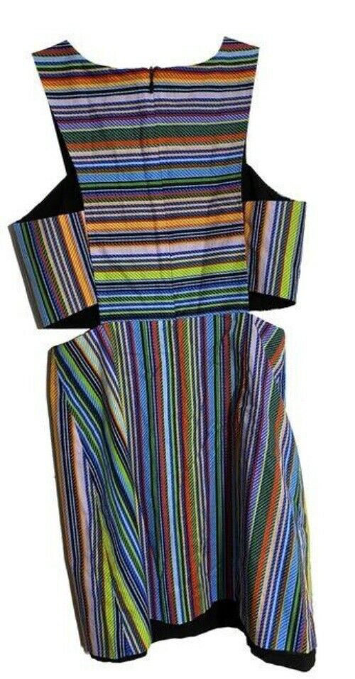 milly minis rainbow new short casual dress