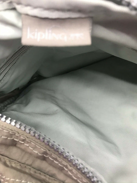 Kipling Light Brown Nylon Medium Size Crossbody Bag