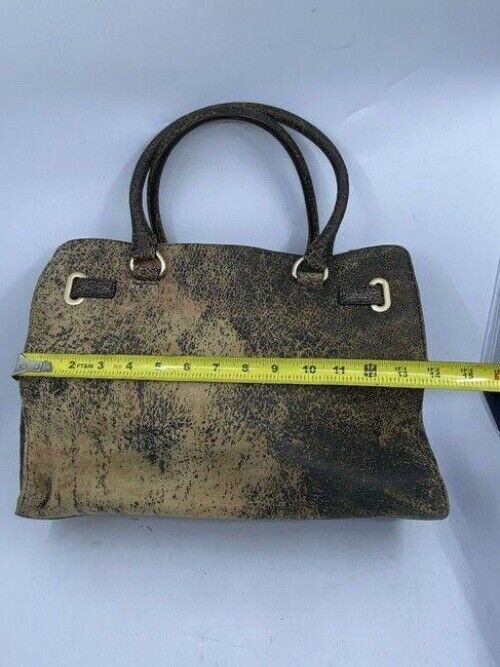 michael kors washed hamilton msrp black leather shoulder bag