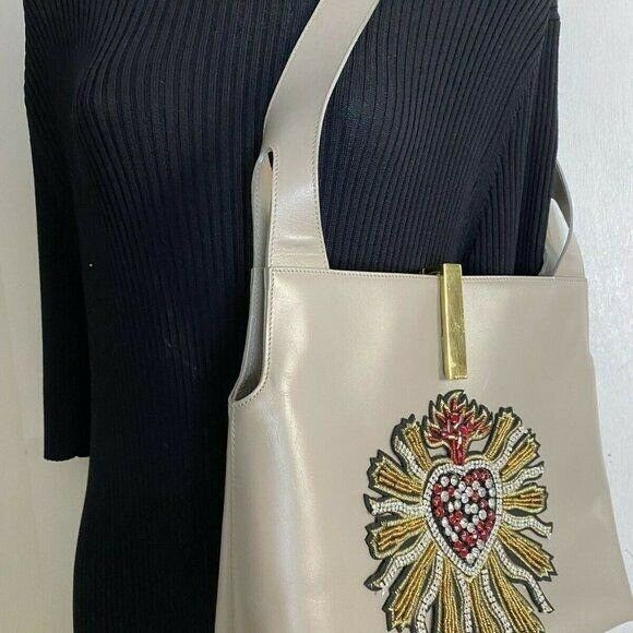 GUCCI Vintage Leather Shoulder bag Customized W/ D