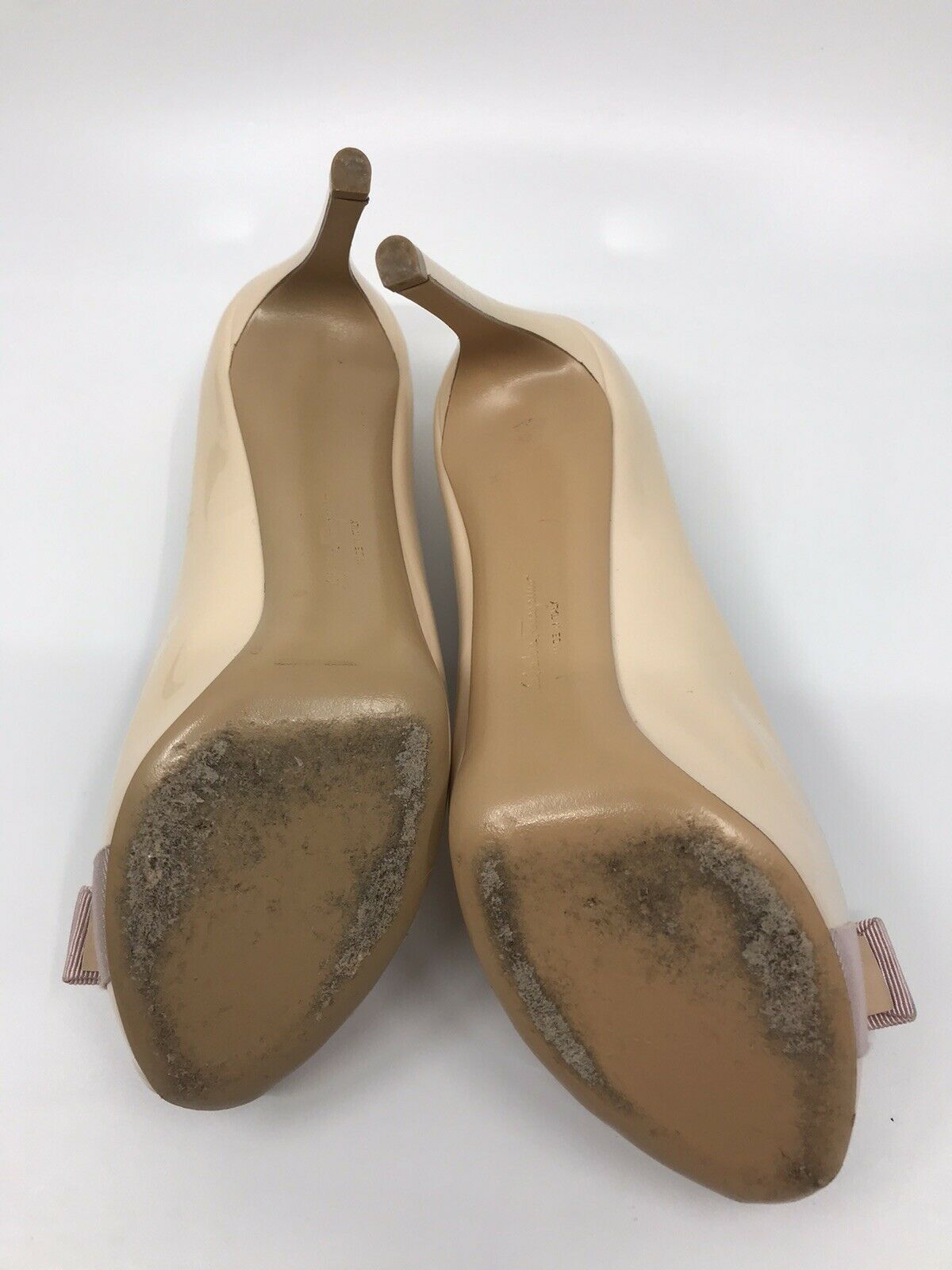 SALVATORE FERRAGAMO Peep Toe Bow High Heel Pump