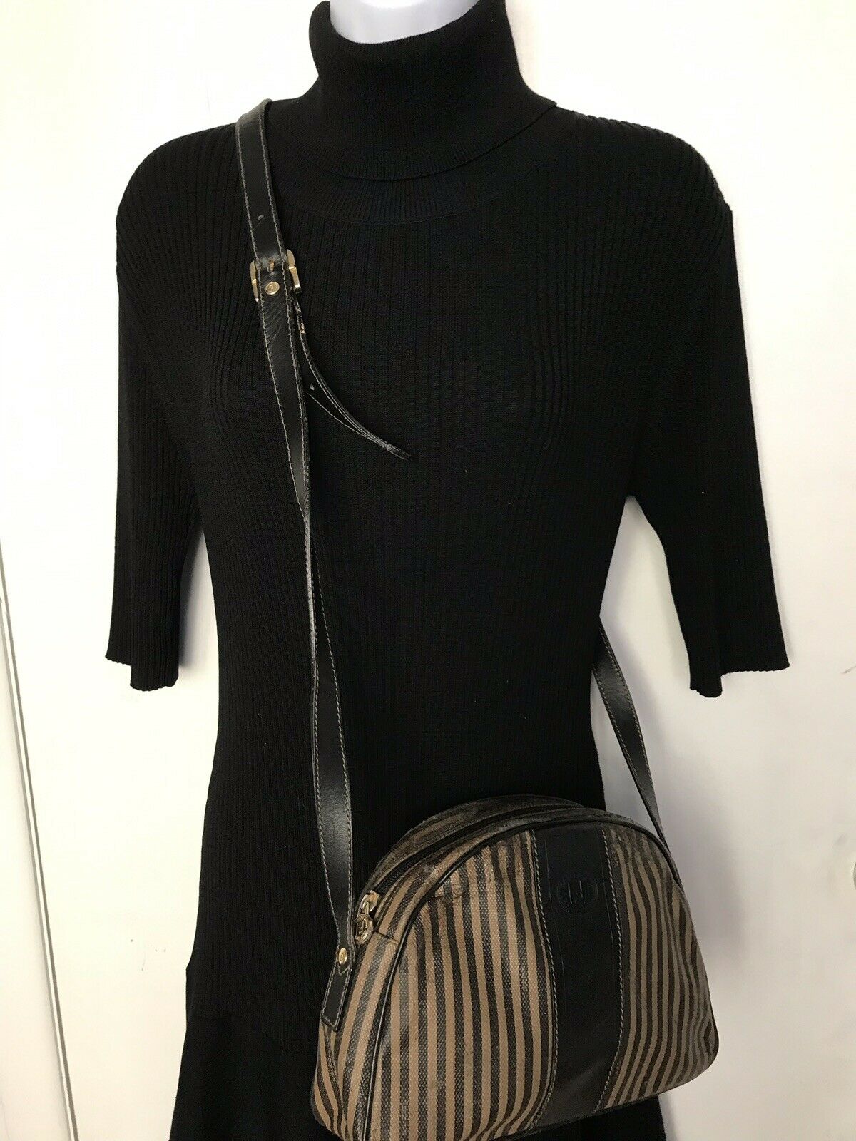 Fendi Vintage Brown Crossbody Needs Tlc