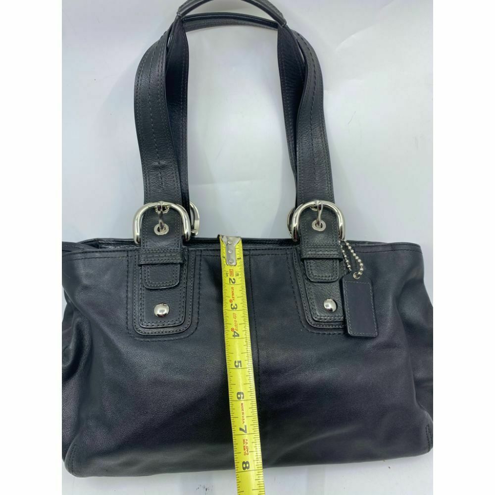 COACH Medium/ Large Leather Black Shoulder Bag