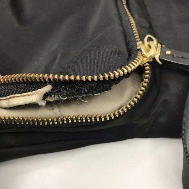tumi messenger black nylon cross body bag