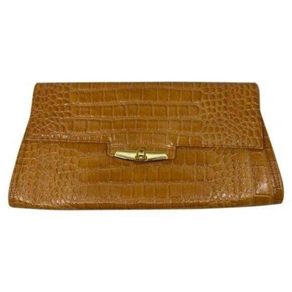 Muska Milano Orange Vintage Leather Handbag