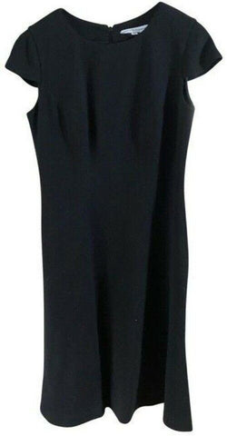 Carolina Herrera Black Nwot Cap Sleeves Short Casual Dress