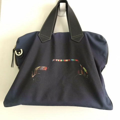 PAUL SMITH Navy Fabric Messneger Bag