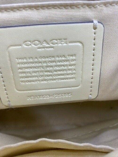 Coach medium yellow leather cross body bag