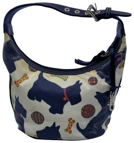 Dooney And Bourke Dog And Bone Multicolor Coated Canvas Tote