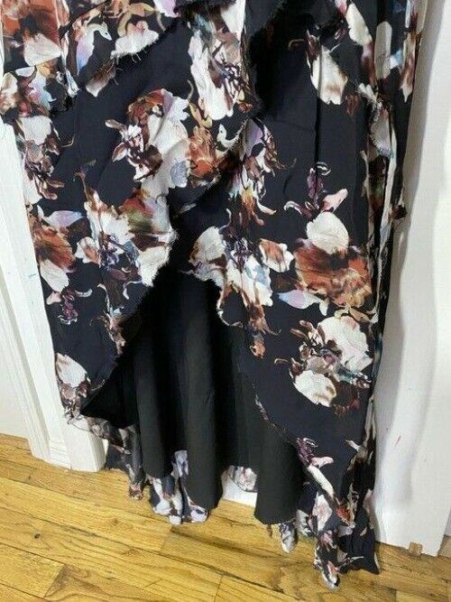 nicole miller black white new maxi msrp