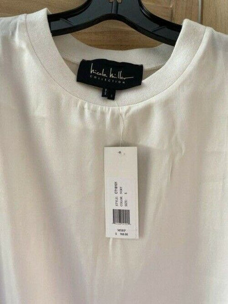 Nicole Miller white msrp small tee shirt