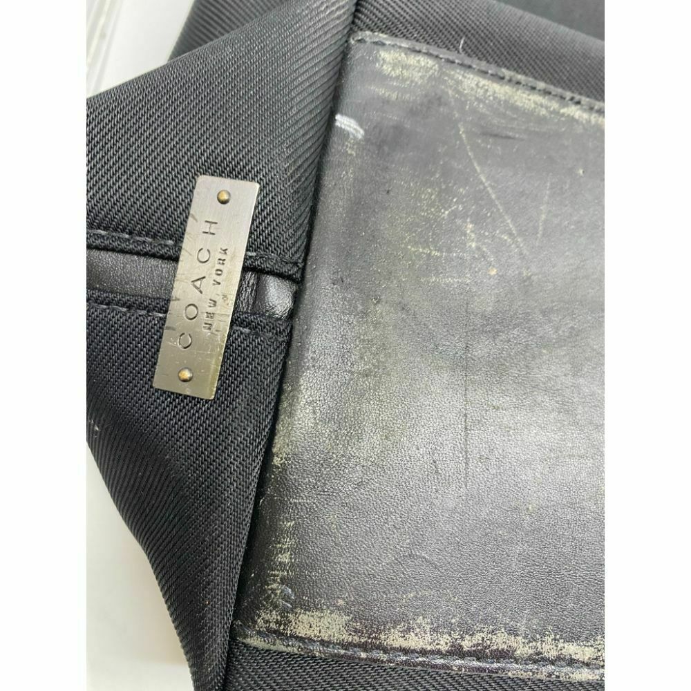 Coach Women's Large Black Fabric Tote Bag