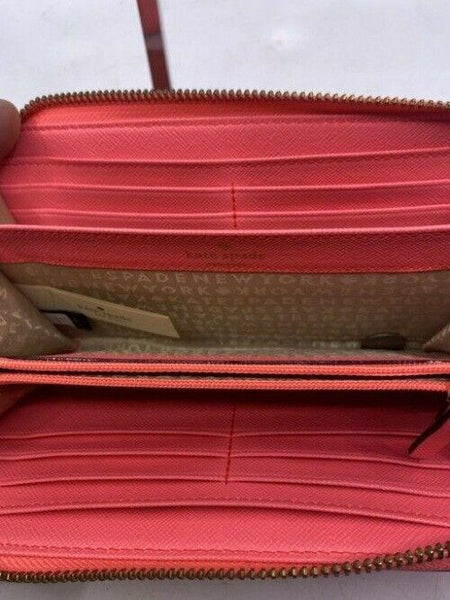 Kate Spade Pink Parrot Zip Neda Rare Wallet