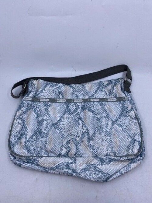 Lesportsac Unique Snake Design Multicolor Nylon Shoulder Bag