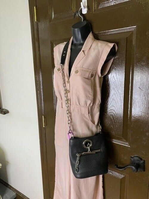 Alexander Wang Bucket Riot Black Leather Cross Body Bag