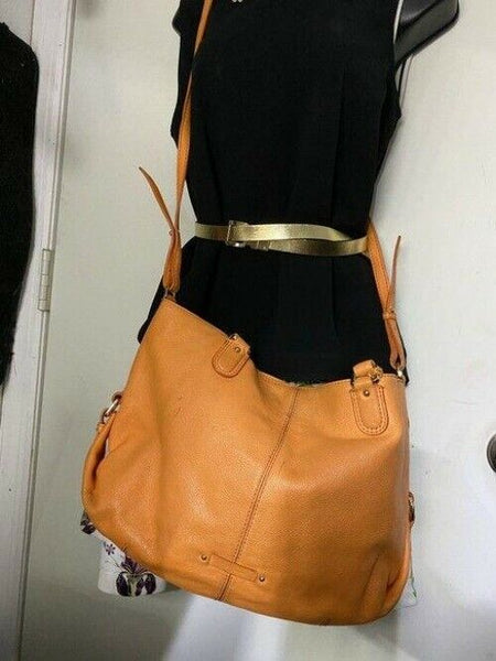 cole haan crossbody xl crossbody orange leather shoulder bag