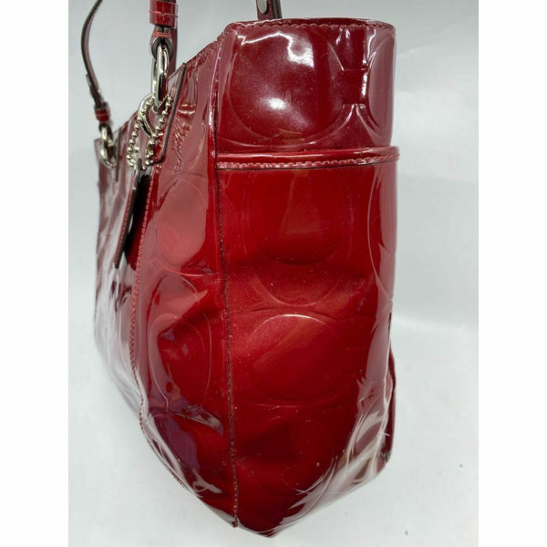 COACH Large Patent Red Shoulder Bag