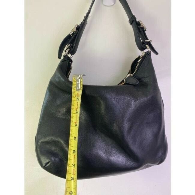 Coach Large Black Leather Hobo Bag