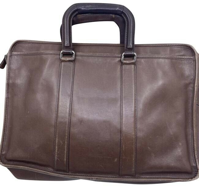 Coach Vintage Breifcase Brown Leather Messenger Bag