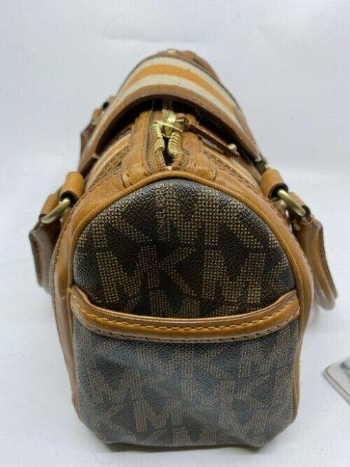michael kors bowling bag brown tote