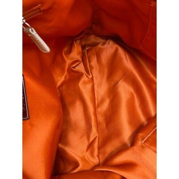 COACH Large Tan Jacquard Fabric Tote Bag