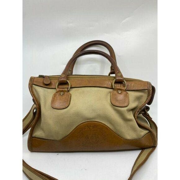 GHURKA Tan Brown Vintage Crossbody Bag