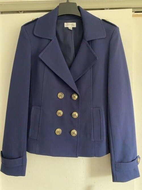 elie tahari navy msrp jacket