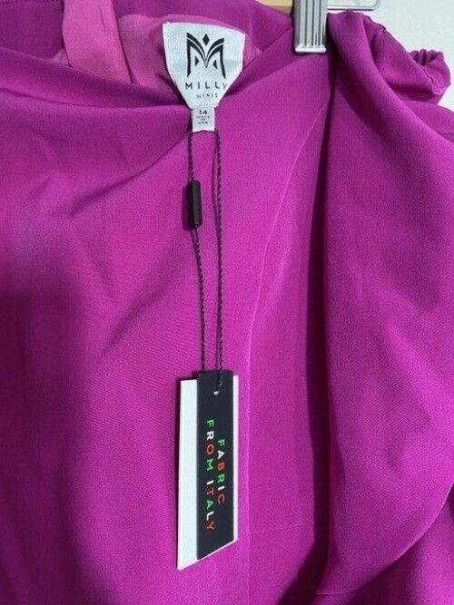 milly minis purple girls short casual dress
