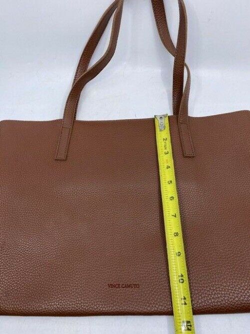 Vince Camuto msrp bronze leather shoulder bag