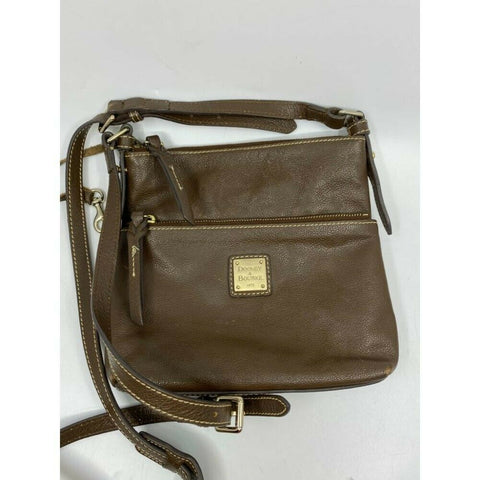 DOONEY & BOURKE Brown Leather Crossbody Bag
