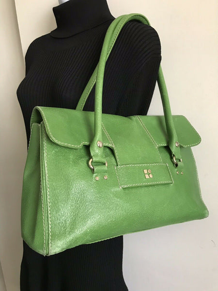 KATE SPADE Green Leather Hand Bag