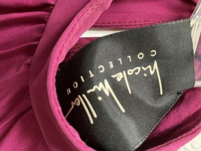 nicole miller purple new ls msrp